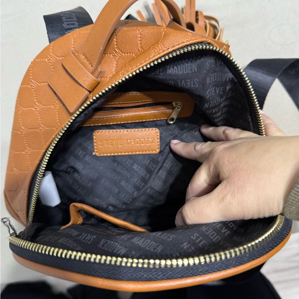 Steve Madden Tan Mini Backpack - image 3